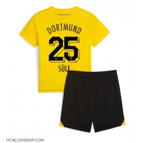 Borussia Dortmund Niklas Sule #25 Prima Maglia Bambino 2023-24 Manica Corta (+ Pantaloni corti)